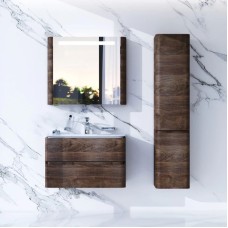 Комплект мебели орех 80 см Am.Pm Sensation M30FHX0802NF + M30WPC0801WG + M30MCL0801NF