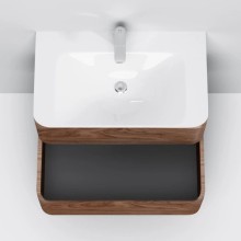 Комплект мебели орех 80 см Am.Pm Sensation M30FHX0802NF + M30WPC0801WG + M30MCL0801NF