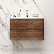 Комплект мебели орех 80 см Am.Pm Sensation M30FHX0802NF + M30WPC0801WG + M30MCL0801NF