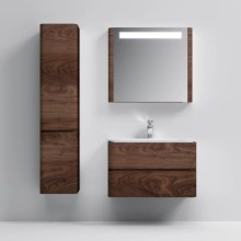 Комплект мебели орех 80 см Am.Pm Sensation M30FHX0802NF + M30WPC0801WG + M30MCL0801NF