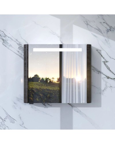 Комплект мебели табачный дуб 80 см Am.Pm Sensation M30FHX0802TF + M30WPC0801WG + M30MCR0801TF