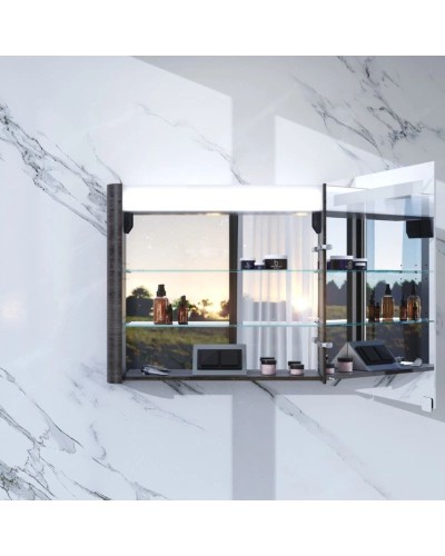 Комплект мебели табачный дуб 80 см Am.Pm Sensation M30FHX0802TF + M30WPC0801WG + M30MCR0801TF