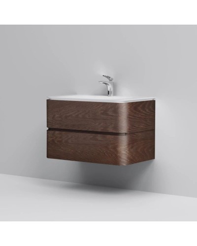 Комплект мебели табачный дуб 80 см Am.Pm Sensation M30FHX0802TF + M30WPC0801WG + M30MCR0801TF