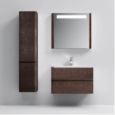 Комплект мебели табачный дуб 80 см Am.Pm Sensation M30FHX0802TF + M30WPC0801WG + M30MCR0801TF