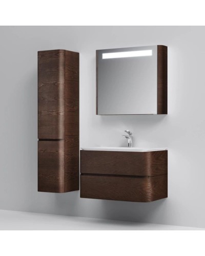 Комплект мебели табачный дуб 80 см Am.Pm Sensation M30FHX0802TF + M30WPC0801WG + M30MCL0801TF