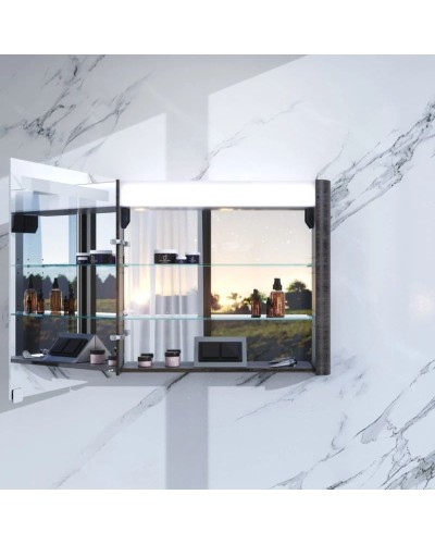 Комплект мебели табачный дуб 80 см Am.Pm Sensation M30FHX0802TF + M30WPC0801WG + M30MCL0801TF