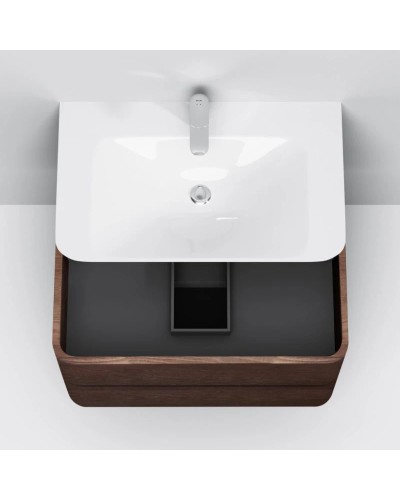 Комплект мебели табачный дуб 80 см Am.Pm Sensation M30FHX0802TF + M30WPC0801WG + M30MCL0801TF