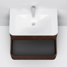 Комплект мебели табачный дуб 80 см Am.Pm Sensation M30FHX0802TF + M30WPC0801WG + M30MCL0801TF