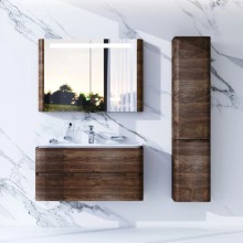 Комплект мебели орех 100 см Am.Pm Sensation M30FHX1002NF + M30WPC1001WG + M30MCX1001NF