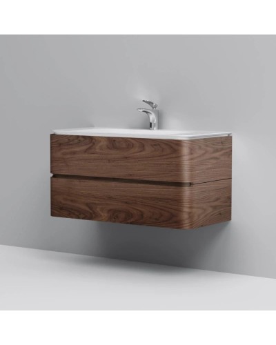 Комплект мебели орех 100 см Am.Pm Sensation M30FHX1002NF + M30WPC1001WG + M30MCX1001NF