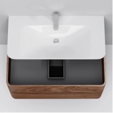 Комплект мебели орех 100 см Am.Pm Sensation M30FHX1002NF + M30WPC1001WG + M30MCX1001NF