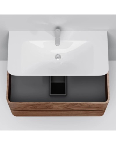 Комплект мебели орех 100 см Am.Pm Sensation M30FHX1002NF + M30WPC1001WG + M30MCX1001NF