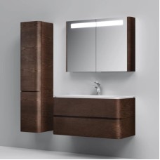 Комплект мебели табачный дуб 100 см Am.Pm Sensation M30FHX1002TF + M30WPC1001WG + M30MCX1001TF