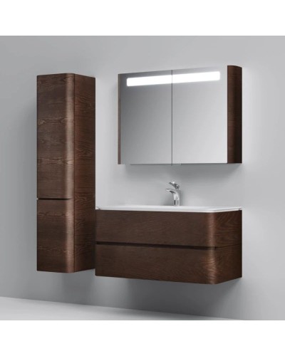 Комплект мебели табачный дуб 100 см Am.Pm Sensation M30FHX1002TF + M30WPC1001WG + M30MCX1001TF