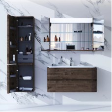 Комплект мебели табачный дуб 100 см Am.Pm Sensation M30FHX1002TF + M30WPC1001WG + M30MCX1001TF