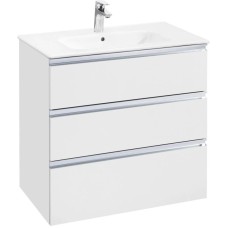 Комплект мебели белый глянец 80,5 см Roca The Gap 857553806 + 32799C000 + ZRU9000033