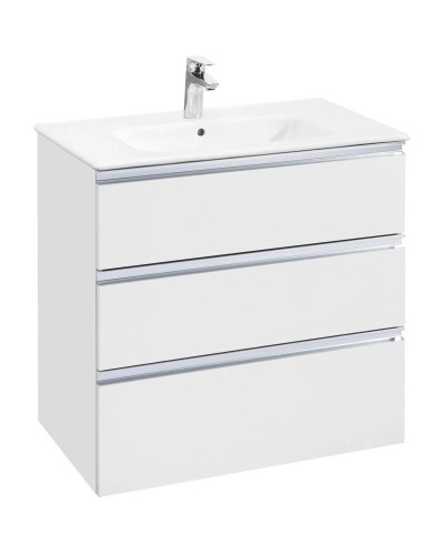 Комплект мебели белый глянец 80,5 см Roca The Gap 857553806 + 32799C000 + ZRU9000033