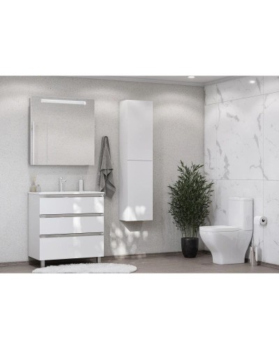 Комплект мебели белый глянец 80,5 см Roca The Gap 857553806 + 32799C000 + ZRU9000033