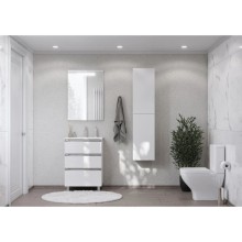 Комплект мебели белый глянец 60,5 см Roca The Gap 857552806 + 32799E000 + ZRU9302688