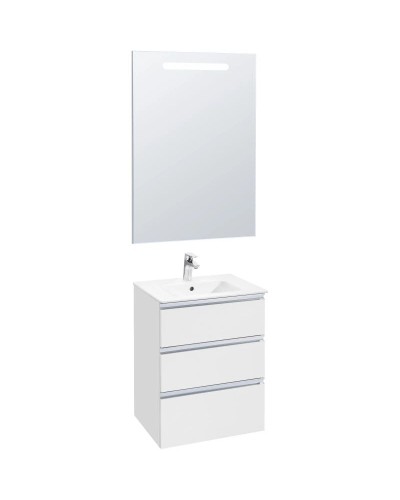 Комплект мебели белый глянец 60,5 см Roca The Gap 857552806 + 32799E000 + ZRU9302688