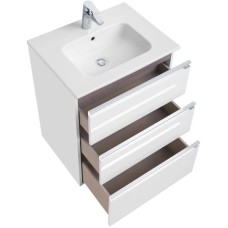 Комплект мебели белый глянец 60,5 см Roca The Gap 857552806 + 32799E000 + ZRU9302688