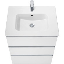 Комплект мебели белый глянец 60,5 см Roca The Gap 857552806 + 32799E000 + ZRU9302688