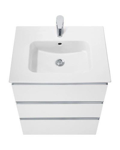 Комплект мебели белый глянец 60,5 см Roca The Gap 857552806 + 32799E000 + ZRU9302688