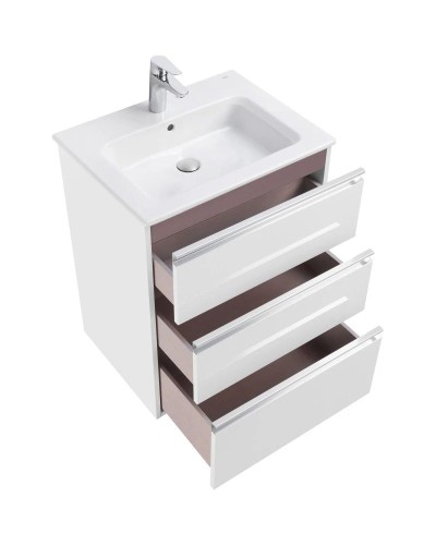 Комплект мебели белый глянец 60,5 см Roca The Gap 857552806 + 3279A8000 + ZRU9302688