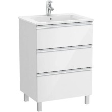 Комплект мебели белый глянец 60,5 см Roca The Gap 857552806 + 3279A8000 + ZRU9302688