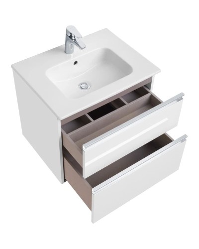 Комплект мебели белый глянец 60,5 см Roca The Gap 857550806 + 32799E000 + ZRU9302688