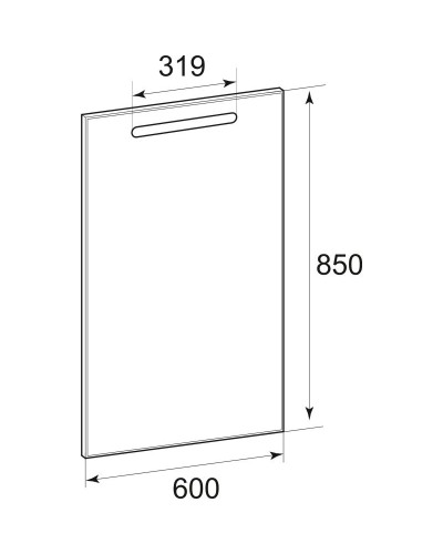 Комплект мебели белый глянец 60,5 см Roca The Gap 857550806 + 3279A8000 + ZRU9302688
