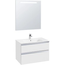 Комплект мебели белый глянец 80,5 см Roca The Gap 857551806 + 32799C000 + ZRU9302689