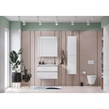 Комплект мебели белый глянец 80,5 см Roca The Gap 857551806 + 32799C000 + ZRU9302689