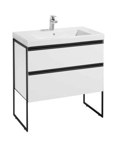 Комплект мебели белый глянец 80 см Roca Domi 857536806 + 3270M0004 + 812363000