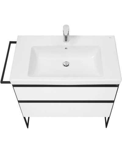 Комплект мебели белый глянец 80 см Roca Domi 857536806 + 3270M0004 + 812363000