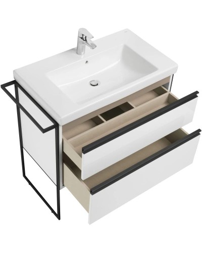 Комплект мебели белый глянец 80 см Roca Domi 857536806 + 3270M0004 + 812363000