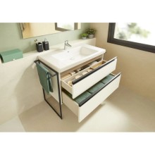 Комплект мебели белый глянец 80 см Roca Domi 857536806 + 3270M0004 + 812363000