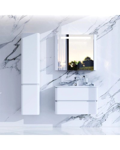 Комплект мебели белый глянец 80 см Am.Pm Sensation M30FHX0802WG + M30WPC0801WG + M30MCL0801WG