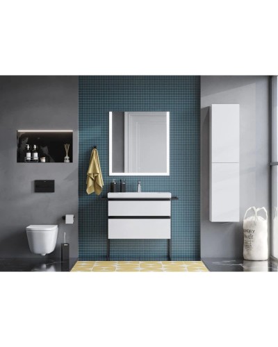 Комплект мебели белый глянец 80 см Roca Domi 857536806 + 3279A4000 + 812363000