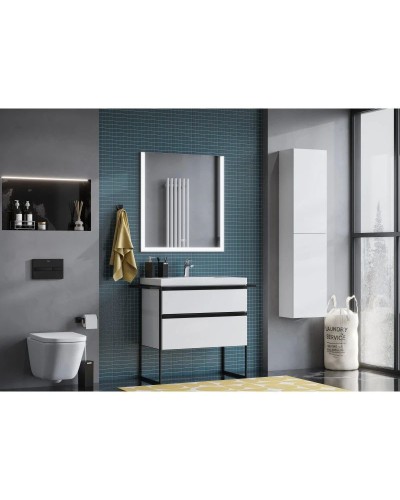 Комплект мебели белый глянец 80 см Roca Domi 857536806 + 3279A4000 + 812363000