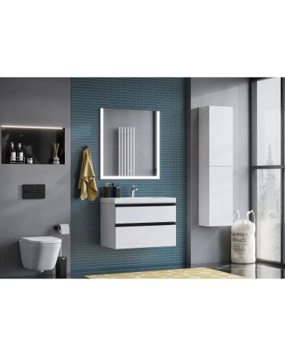 Комплект мебели белый глянец 80 см Roca Domi 857536806 + 32799C000 + 812363000