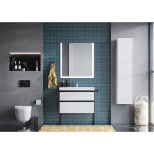 Комплект мебели белый глянец 80 см Roca Domi 857536806 + 32799C000 + 812363000