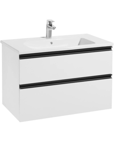 Комплект мебели белый глянец 80 см Roca Domi 857536806 + 32799C000 + 812363000