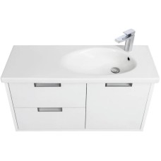 Комплект мебели белый глянец 100 см Roca Etna 857302806 + 327009000 + 857305806