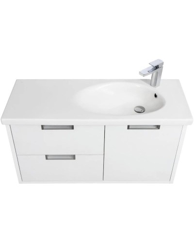 Комплект мебели белый глянец 100 см Roca Etna 857302806 + 327009000 + 857305806