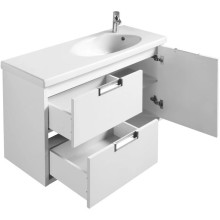 Комплект мебели белый глянец 100 см Roca Etna 857302806 + 327009000 + 857305806