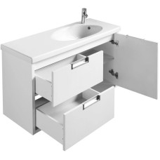 Комплект мебели белый глянец 100 см Roca Etna 857302806 + 327009000 + 857305806