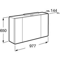 Комплект мебели дуб верона 100 см Roca Etna 857302445 + 327009000 + 857305445