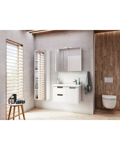 Комплект мебели белый глянец 80 см Roca Etna 857301806 + 32700A000 + 857304806