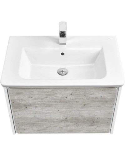 Комплект мебели бетон/белый матовый 70 см Roca Ronda ZRU9303003 + 327471000 + ZRU9303008